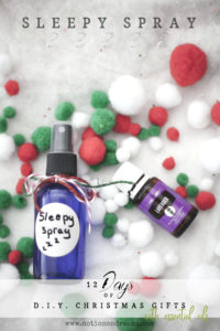 {Day 5} D.I.Y. Sleepy Spray