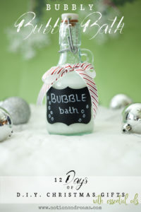 {Day 8} D.I.Y. Bubbly Bubble Bath